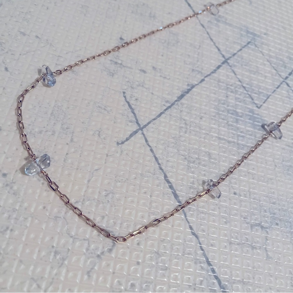 Colette Malouf Swarovski Crystal Chain Necklace - Picture 3 of 5